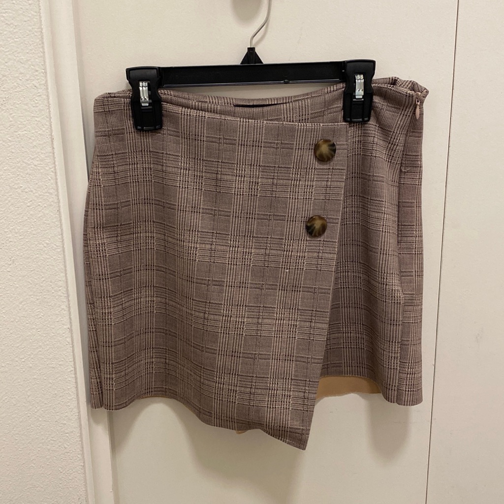 Zara Basic Plaid Skort